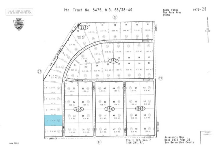  Land for Sale in Apple Valley, California