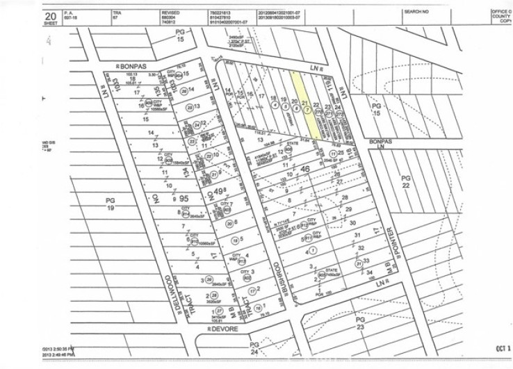 Land in Bel Air Estates