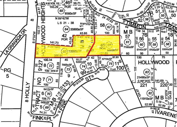 Land in Hollywood Hills East
