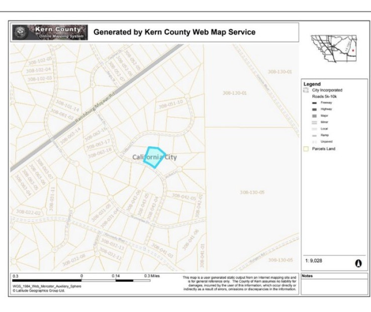  Land for Sale in California City, California