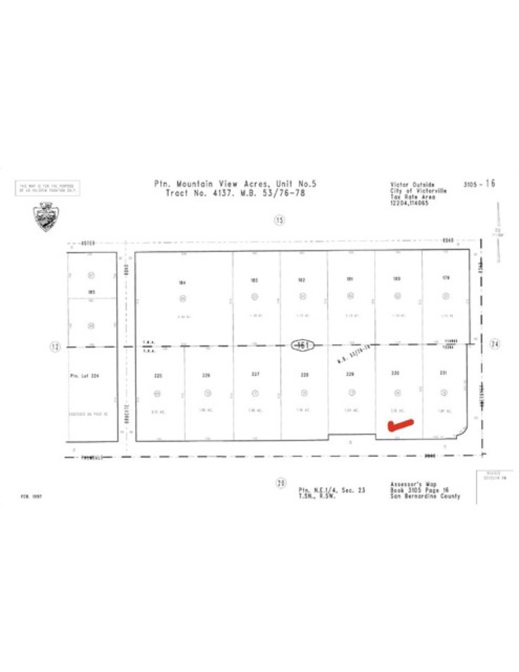  Land for Sale in Victorville, California