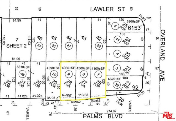 Land in Palms - Mar Vista