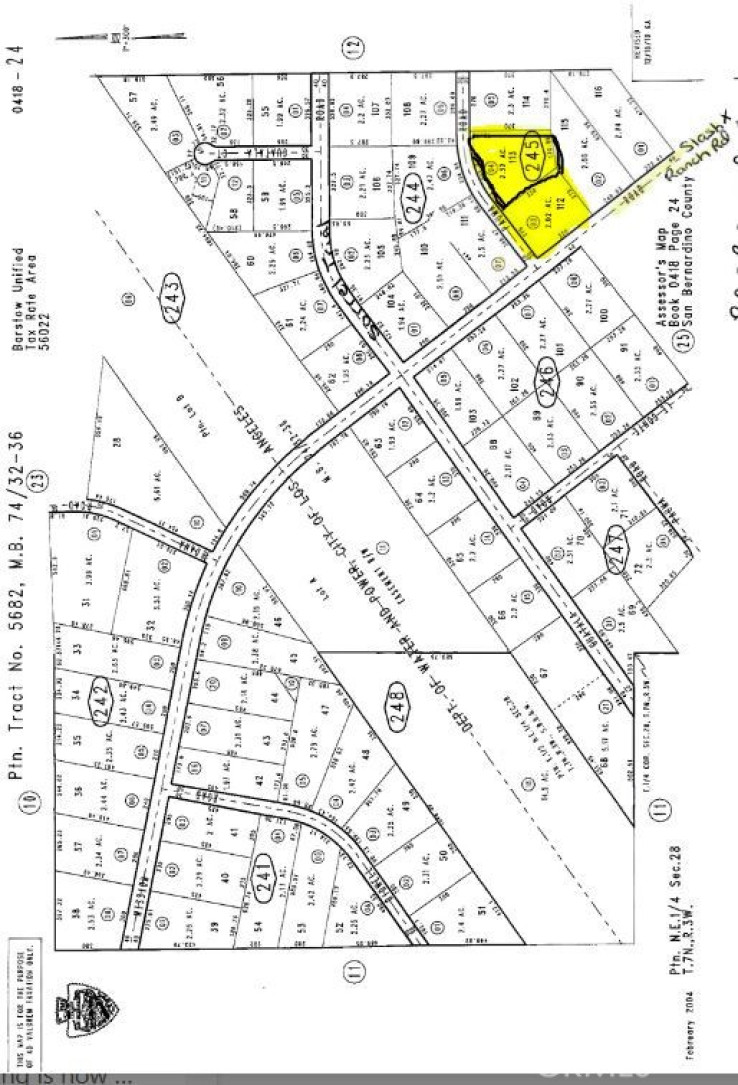  Land for Sale in Barstow, California