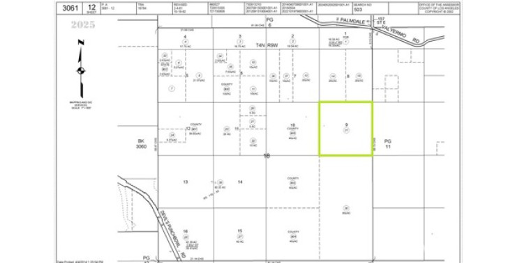  Land for Sale in Valyermo, California