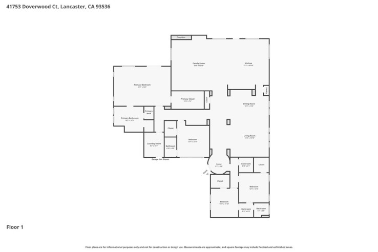 4 Bed Home for Sale in Lancaster, California