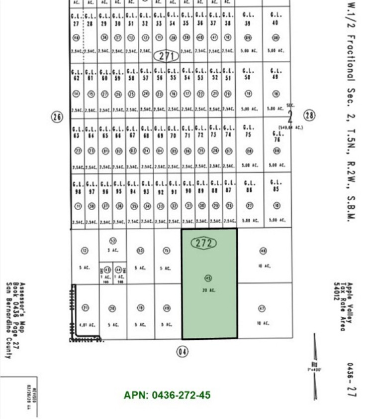 Land in Apple Valley